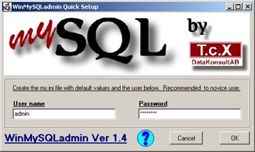 Zagon MySQL strežnika